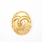 Vintage Chanel Gold Brooch Pin