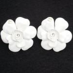 Chanel Dimentional Camellia Earrings