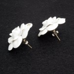 Chanel Dimentional Camellia Earrings 3
