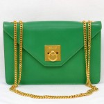 Vintage Celine Envelope Bag Electric Green 2
