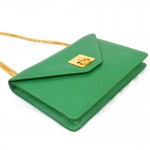 Vintage Celine Envelope Bag Electric Green 6