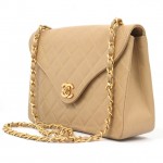 Beige Chanel Flap Bag 3