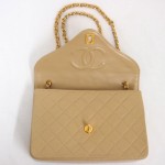 Beige Chanel Flap Bag 5