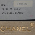 Beige Chanel Flap Bag 7
