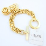 Celine Gold Charm Bracelet 4