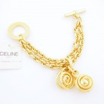 Celine Gold Charm Bracelet 7