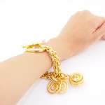 Celine Gold Charm Bracelet