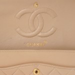 Beige Chanel Double Flap Bag 7
