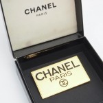 Chanel brooch nametag