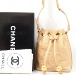 Beige Chanel Bucket Bag 2