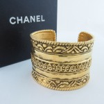 Gold Chanel Bangle 1