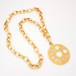 Vintage Chanel Chunky Gold Chain 4