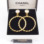 Chanel Hoop Earrings 5