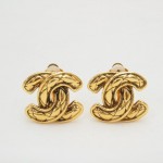 Chanel logo earrings