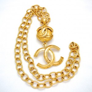 Chanel Logo Necklace 1