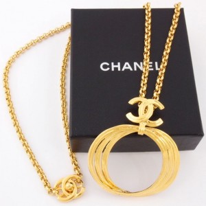 Chanel Multi Hoop Necklace 1