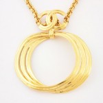 Chanel Multi Hoop Necklace 3