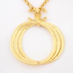 Chanel Multi Hoop Necklace 4