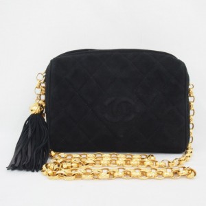 Chanel Suede Tassel Bag 1