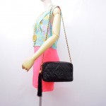 Chanel Diamond Quilted Bag with Tassel 5