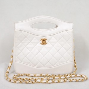 Chanel White Tote Bag