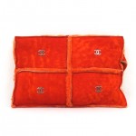 Chanel Clutch Bag Orange Sheepskin