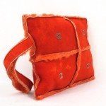 Chanel Clutch Bag Orange Sheepskin 4