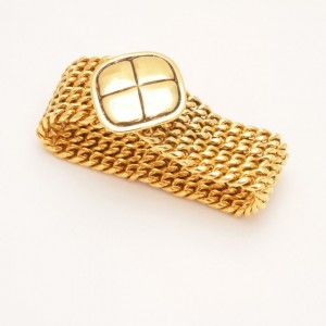 Gold Chanel bracelet 1