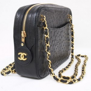 Chanel Ostrich Tote Bag
